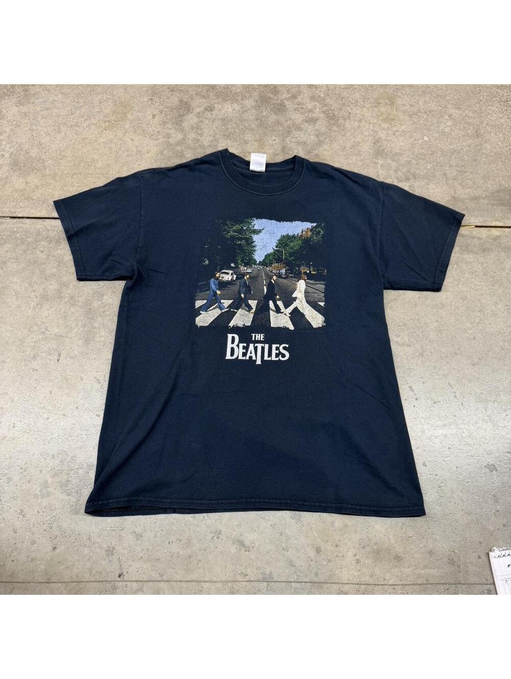 vintage the beatles abbey road classic rock band shirt size large